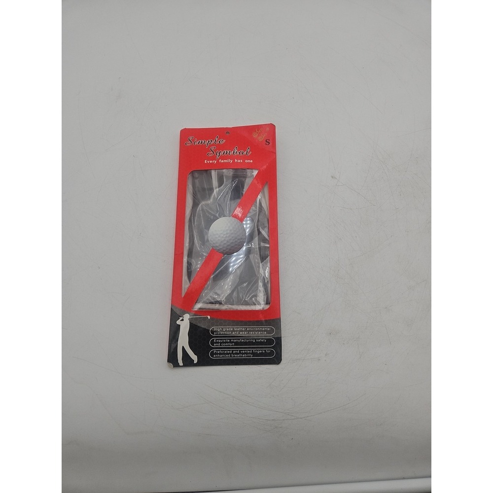 Simple Symbol Men's Golf Glove, Size Small